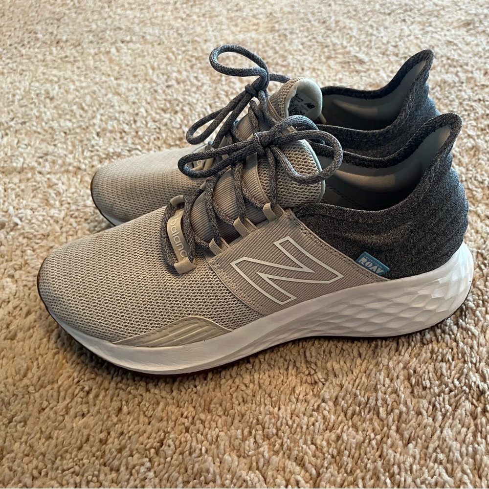 New Balance Light Gray Athletic Sneakers